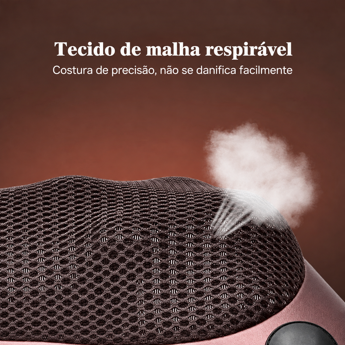 Almofada de Massagem Elétrica Multifuncional para Casa e Carro com Rotação em Ambos os Lados