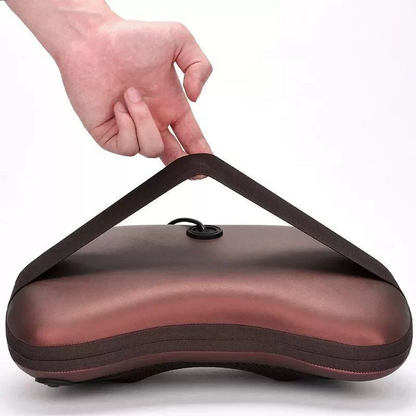 Almofada de Massagem Elétrica Multifuncional para Casa e Carro com Rotação em Ambos os Lados